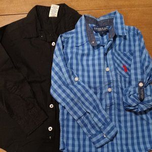 Boy's Long Sleeve Button Up Shirts